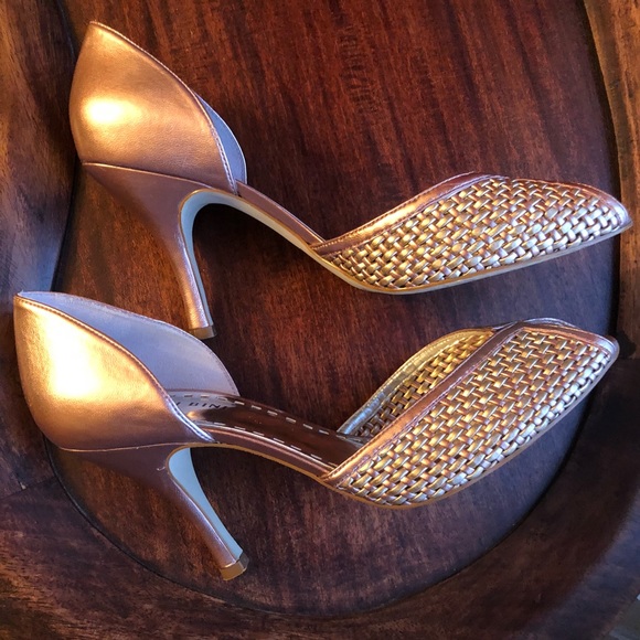 Gianni Bini Shoes Gianni Bini Rose Gold Sz 8 Heels